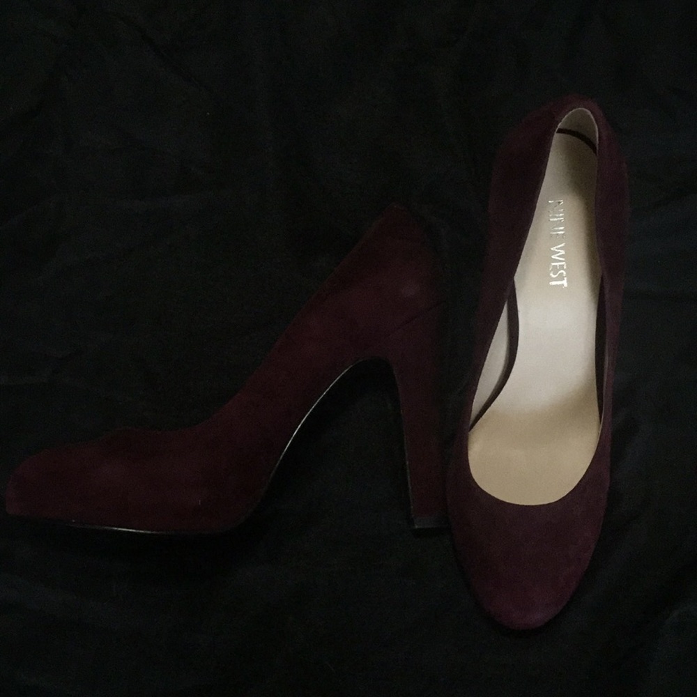 Burgundy heels